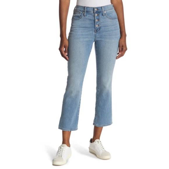 Madewell Denim - Madewell Women's Cali Denim Button Fly Bootcut Jeans 29